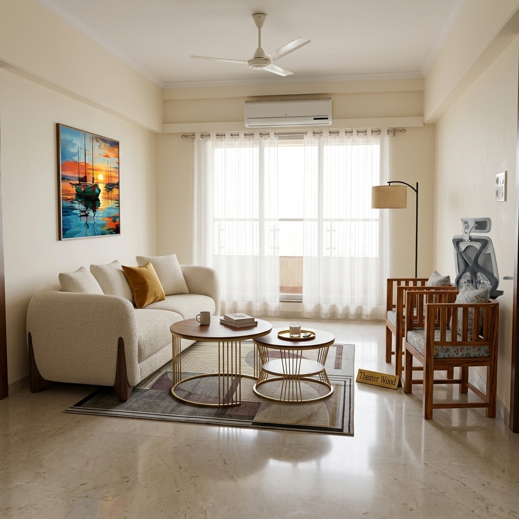 Your room with the recommended products placed in it