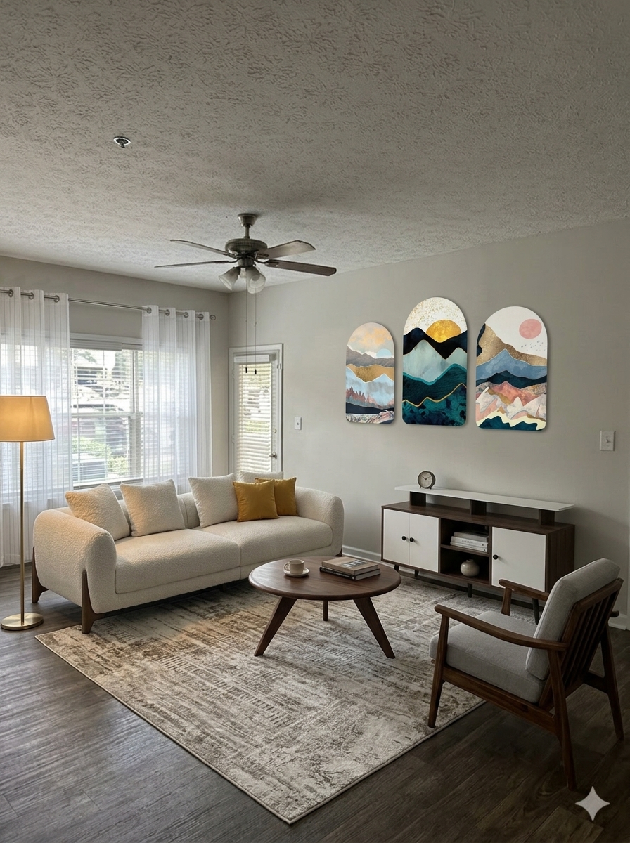 Your room with the recommended products placed in it