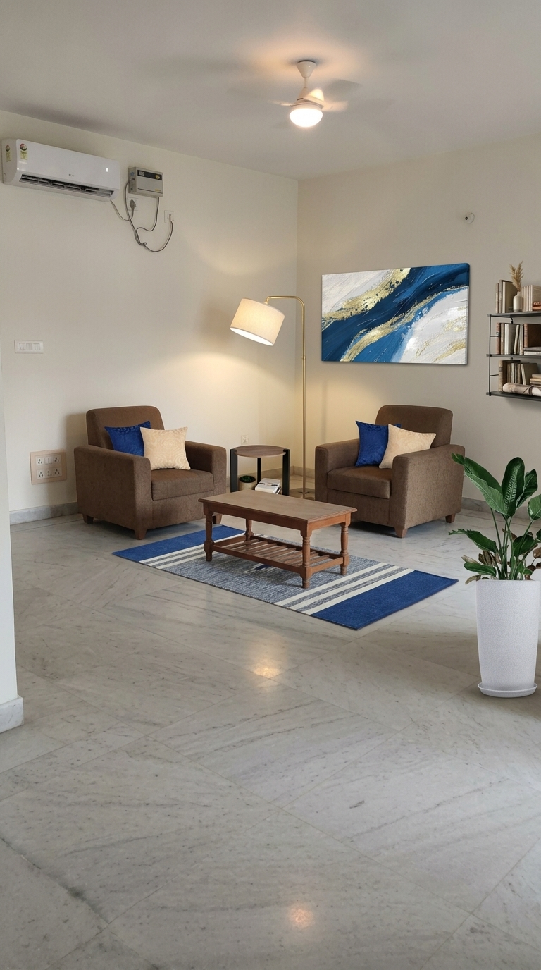 Your room with the recommended products placed in it