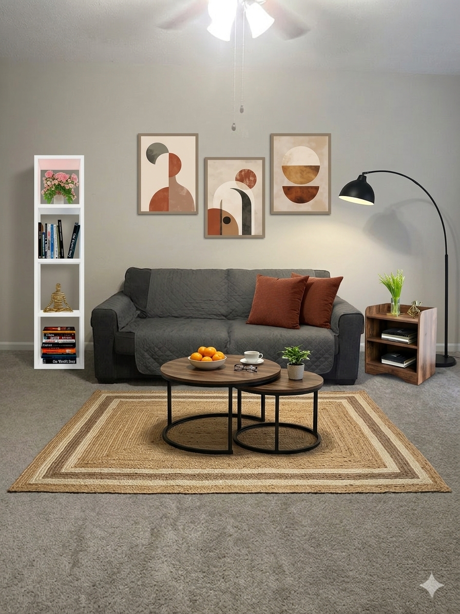 Your room with the recommended products placed in it